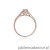 Pierścionek W016 Diament 0,23ct różowe złoto