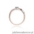 Pierścionek W022 Diament 0,04ct różowe złoto