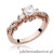 Pierścionek W023 Diament 0,70ct różowe złoto
