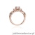 Pierścionek W023 Diament 0,70ct różowe złoto