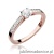 Pierścionek W052 Diament 0,30ct różowe złoto