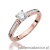 Pierścionek W052 Diament 0,50ct różowe złoto
