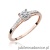 Pierścionek W055 Diament 0,04ct różowe złoto