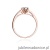 Pierścionek W055 Diament 0,04ct różowe złoto