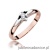 Pierścionek W088 Diament 0,04ct różowe złoto