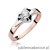 Pierścionek W155 Diament 0,50ct różowe złoto