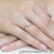 Pierścionek W158 Diament 0,05ct różowe złoto