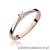 Pierścionek W175 Diament 0,03ct różowe złoto
