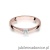 Pierścionek W175 Diament 0,03ct różowe złoto