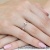 Pierścionek W180 Diament 0,10ct różowe złoto