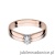 Pierścionek W222 Diament 0,04ct różowe złoto