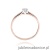 Pierścionek W223 Diament 0,08ct różowe złoto