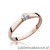 Pierścionek W223 Diament 0,10ct różowe złoto