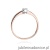Pierścionek W224 Diament 0,08ct różowe złoto