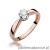 Pierścionek W228 Diament 0,30ct różowe złoto