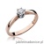 Pierścionek W234 Diament 0,30ct różowe złoto