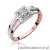 Pierścionek W271 Diament 0,15ct różowe złoto