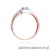 Pierścionek W271 Diament 0,15ct różowe złoto