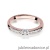 Pierścionek W288 Diament 0,08ct różowe złoto