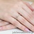 Pierścionek W288 Diament 0,08ct różowe złoto