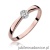 Pierścionek W322 Diament 0,04ct różowe złoto