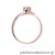 Pierścionek W340B Diament 0,23ct różowe złoto
