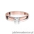 Pierścionek W341 Diament 0,25ct różowe złoto