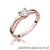 Pierścionek W360 Diament 0,08ct różowe złoto