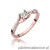 Pierścionek W361 Diament 0,08ct różowe złoto