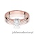Pierścionek W404 Diament 0,50ct różowe złoto