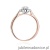 Pierścionek W434 Diament 0,23ct różowe złoto