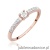 Pierścionek W467 Diament 0,02ct różowe złoto