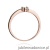 Pierścionek W467 Diament 0,02ct różowe złoto
