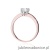 Pierścionek W482 Diament 0,40ct różowe złoto