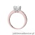 Pierścionek W482 Diament 1,00ct różowe złoto