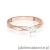 Pierścionek W484 Diament 0,10ct różowe złoto
