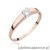 Pierścionek W524 Diament 0,25ct różowe złoto