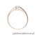 Pierścionek W524 Diament 0,25ct różowe złoto