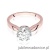 Pierścionek W541 Diament 0,70ct różowe złoto