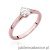 Pierścionek W543 Diament 0,50ct różowe złoto