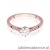 Pierścionek W543 Diament 0,50ct różowe złoto