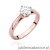 Pierścionek W543 Diament 0,70ct różowe złoto