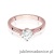 Pierścionek W543 Diament 0,70ct różowe złoto