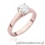 Pierścionek W544 Diament 0,70ct różowe złoto