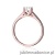 Pierścionek W544 Diament 0,70ct różowe złoto