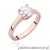 Pierścionek W544 Diament 1,00ct różowe złoto
