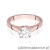 Pierścionek W544 Diament 1,00ct różowe złoto