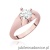 Pierścionek W545 Diament 0,70ct różowe złoto