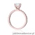Pierścionek W546 Diament 0,70ct różowe złoto