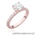 Pierścionek W546 Diament 1,00ct różowe złoto